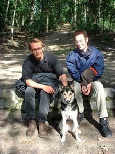 Christian, Polly, and Felix