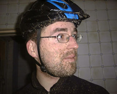 Dave, after a biking tour