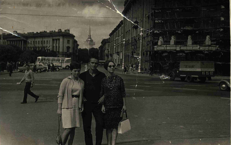 my family in Leningrad around 1960